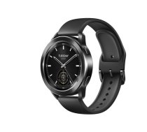 Watch S3 | Smart watch | AMOLED | 1.43” | Waterproof | Black