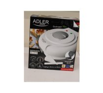 SALE OUT. Adler AD 3038 Waffle maker, 1500W, diameter 18cm, Forming cone included, white Adler Waffle maker AD 3038 Adler 1500 W