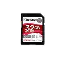 Kingston Technology Canvas React Plus 32 GB SD UHS-II Klases 10