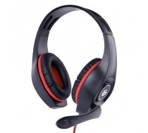 Gembird | Gaming headset with volume control | GHS-05-R | Built-in microphone | Red/Black | 3.5 mm 4-pin | Wired | Over-Ear