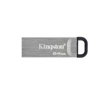 Kingston Technology DataTraveler Kyson USB zibatmiņa 64 GB USB Type-A 3.2 Gen 1 (3.1 Gen 1) Sudrabs