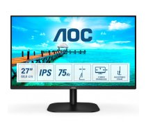 AOC B2 27B2H monitori 68,6 cm (27") 1920 x 1080 pikseļi Full HD LED Melns