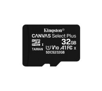 Kingston Technology Canvas Select Plus 32 GB MicroSDHC UHS-I Klases 10