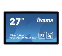 iiyama ProLite TF2738MSC-B2 monitori 68,6 cm (27") 1920 x 1080 pikseļi Full HD LED Skārienjūtīgais ekrāns Vairāklietotāju Melns