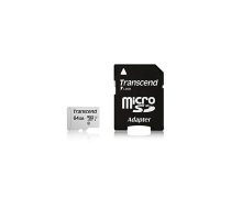 MEMORY MICRO SDXC 64GB W/ADAPT/UHS-I TS64GUSD300S-A TRANSCEND