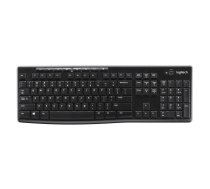 Logitech Wireless Keyboard K270 tastatūra RF Bezvadu QWERTZ Vācu Melns