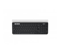 Logitech K780 Multi-Device Wireless Keyboard tastatūra Universāls RF bezvadu sakari + Bluetooth QWERTY Ziemeļvalstu Pelēks, Balt