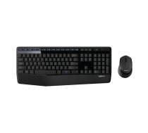 Logitech Wireless Combo MK345 tastatūra Pele iekļauta Birojs RF Bezvadu QWERTY Krievu Melns