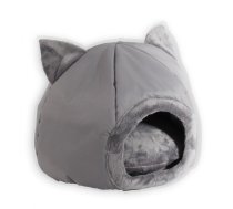 GO GIFT cat bed - grey - 40x40x34 cm