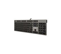 A4Tech KV-300H keyboard USB QWERTY Black, Grey