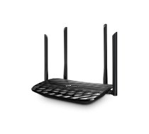 TP-Link Archer C6 bezvadu rūteris Tīkls Gigabit Ethernet Divkāršā frekvenču josla (2.4 GHz / 5 GHz) Melns