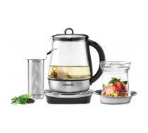 Gastroback Design Tea & More Advanced tējas pagatavošanas ierīce 1,5 L 1400 W Sudrabs, Caurspīdīgs