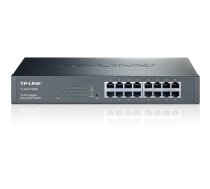 TP-Link TL-SG1016DE Vadīts L2 Gigabit Ethernet (10/100/1000) 1U Melns