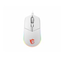 MSI CLUTCH GM11 WHITE pele Abām rokām USB Type-A Optisks 5000 DPI