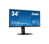 iiyama ProLite XUB3493WQSU-B5 monitori 86,4 cm (34") 3440 x 1440 pikseļi UltraWide Quad HD LED Melns