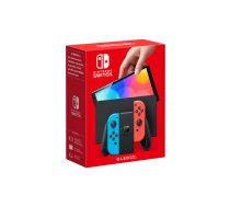 Nintendo Switch OLED portatīvā spēļu konsole 17,8 cm (7") 64 GB Skārienjūtīgais ekrāns Wi-Fi Zils, Sarkans