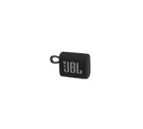JBL GO 3, melna - Portatīvais bezvadu skaļrunis