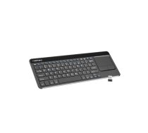 Natec | Keyboard | NKL-0968 Turbo Slim | Keyboard with Trackpad | Wireless | US | m | Black | USB Type-A | 400 g