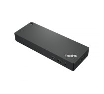Lenovo ThinkPad Thunderbolt 4 WorkStation Vadu Melns, Sarkans