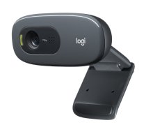Logitech C270 vebkamera 3 MP 1280 x 720 pikseļi USB 2.0 Melns