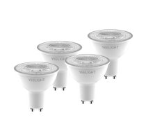 led smart bulb gu10 4.5w 350lm w1 white dimmable 4pcs pack yldp004
