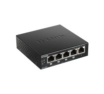 D-Link DGS-1005P tīkla pārslēgs Nepārvaldīts L2 Gigabit Ethernet (10/100/1000) Power over Ethernet (PoE) Melns