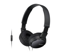 Sony MDR-ZX110AP Austiņas Vadu Zvani / mūzika Melns