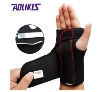 Rokas ortoze - fiksators rokai, plaukstas locītavai ar metāla plāksnīti, sāpju remdēšanai karpālā kanālā, artrītu, sastiepumu ārstēšanai