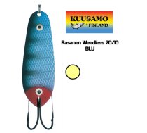 Pretzāļu vizulis Kuusamo Rasanen Weedless 70/10 BLU (70mm, 10g)