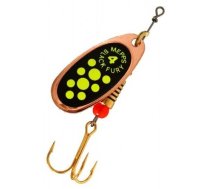 Vizulis Mepps Black Fury 4 Copper/ Chartreuse Dot (8g)