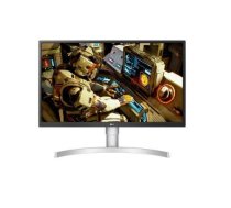 LCD monitors LG 27UL550P-W, ekrāna izmērs 27", 4K 3840x2160, 16:9, 60Hz, Matēts displejs, 5 ms, regulējams augstums un slīpums, baltā krāsā