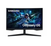 LED Monitors Samsung Odyssey G5 Curved QHD, displeja izmērs 27'', 16:9, 165 Hz, 2560 x 1440, 1 ms