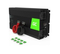 Tīra sinusoidālā viļņa invertors, Strāvas pārveidotājs 24V, 230V, 1500W/3000W Green Cell Power Inverter Converter, Pure sine