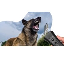 Ultraskaņas suņu atbaidītājs, (3 in 1), atbaidīšanas ierīce un dresūras/treniņu funkcija pret riešanu vai graušanu, lukturītis