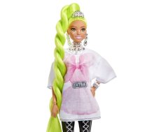 Barbie® Extra lelle ar neona zaļiem matiem, HDJ44