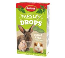 Sanal Parsley Drops Sugar&Lactose Free, 45g - pētersiļu gardumi, bez laktozes un cukura