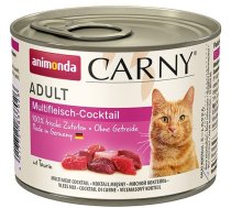 Animonda Carny Adult Multi-Meat cocktail, 200g - konservi kaķiem - gaļas kokteilis