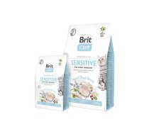 Brit Care Cat Grain Free Sensitive Insect & Fresh Herring 400g - hipoalerģiska bezgraudu sausā barība kaķiem ar siļķi un kukaiņiem