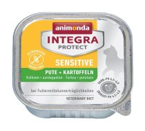 ANIMONDA INTEGRA PROTECT SENSITIVE, ar tītaru un kartupeļiem , 100 g - kaķu barība jutīgiem un alerģiskiem kaķiem