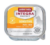 ANIMONDA INTEGRA PROTECT SENSITIVE, tītars ar rīsiem , 100g - barība jutīgiem un alerģiskiem kaķiem