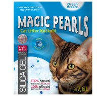 Silikona smiltis kaķu tualetei - Magic Pearls Ocean Breeze, 7.6 L