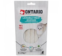 Ontario Lickable Treats with Tuna and Shrimp, 5 x 14 g - Krēmveida gardums ar tunci un garnelēm kaķiem no 3 mēnešu vecuma