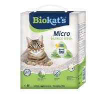 Smiltis kaķu tualetei - Biokats Micro Bianco Fresh 6 L