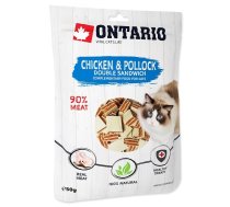 Gardums kaķiem - Ontario Cat Chicken and Pollock Double Sandwich 50g.