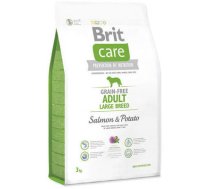 Brit Care Grain-free Adult Large Breed Salmon & Potato 3 kg barība suņiem