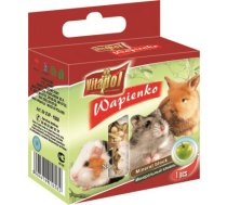 MINERAL BLOCK apple for rodents and rabbit 1pc 40g - Vitapol minerālu akmens ar āboliem