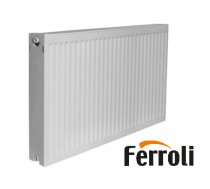 FERROLI apkures radiators ar sānu pieslēgumu GR F 22 tips 500mm augstums.