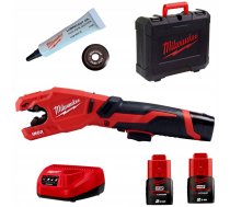 Akumulatora cauruļu griezējs Milwaukee M12 PCSS-202C 12V (ar akumulatora, lādētāja un koferi) 4933479242