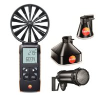 Testo 417 anemometrs ar piltuvju komplektu un plūsmas iztaisnotāju 0563 2417