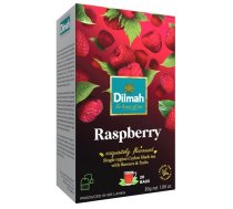 Dilmah Raspberry Tea Ceilonas melnā tēja ar aveņu garšu paciņās 30 g (20 gab.)